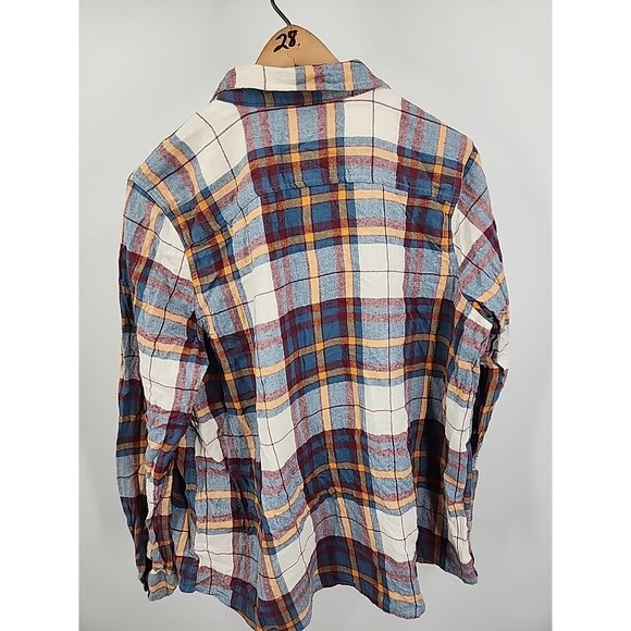 Natural Collections Womens Plaid Flannel Button Up Long Sleeve Shirt‎ XL - Picture 7 of 7